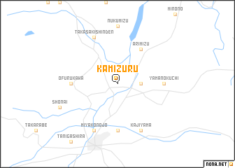 map of Kami-zuru