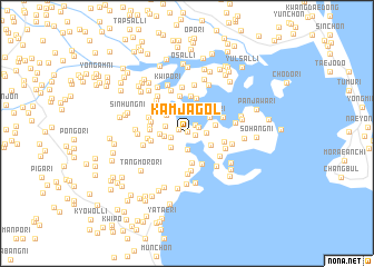 map of Kamja-gol