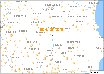 map of Kamjang-gol