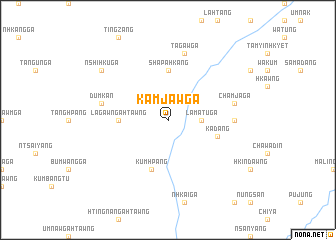 map of Kamjaw Ga