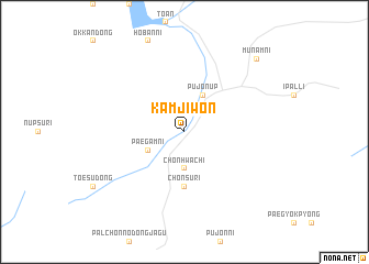 map of Kamjiwŏn