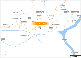 map of Kam Kachhi