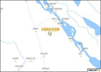 map of Kamkigna