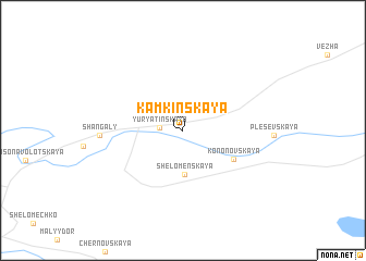 map of Kamkinskaya