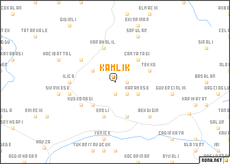 map of Kamlık