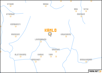 map of Kamlo