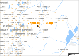 map of Kammalbendiwewa