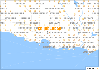 map of Kammalgoda