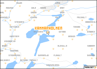 map of Kammarholmen