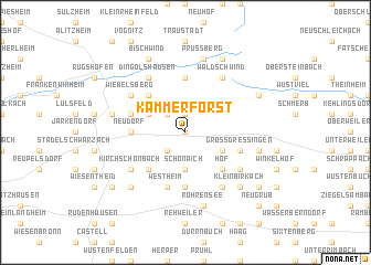 map of Kammerforst