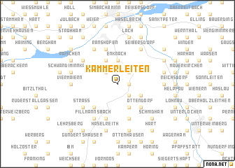 map of Kammerleiten