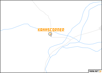 map of Kamms Corner