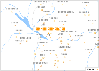 map of Kam Muhammadzai