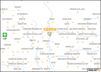 map of Kamnik