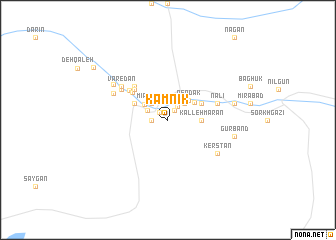 map of Kamnīk