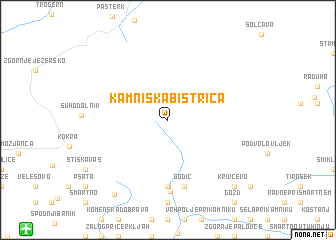 map of Kamniška Bistrica