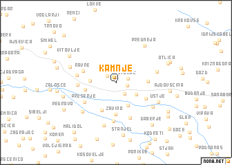 map of Kamnje