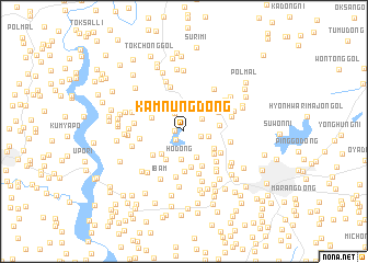 map of Kamnŭng-dong