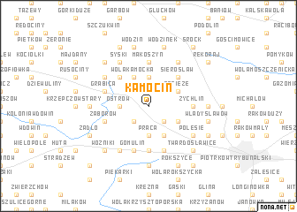 map of Kamocin