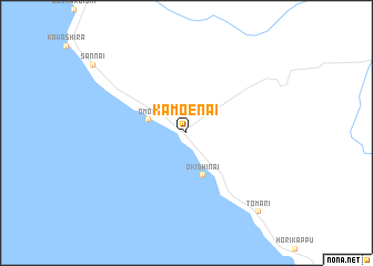 map of Kamoenai