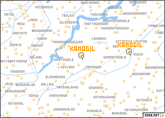 map of Kāmo Gil