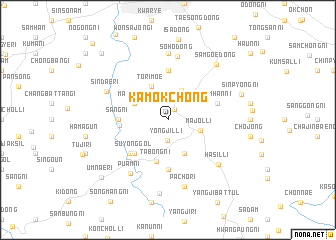 map of Kamokchŏng