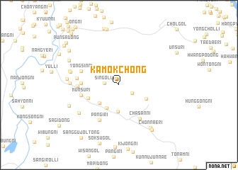 map of Kamokchŏng