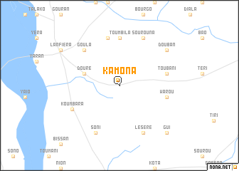 map of Kamona