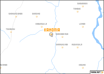 map of Kamonia
