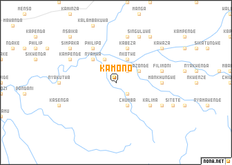 map of Kamono