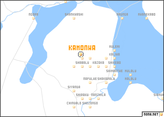 map of Kamonwa