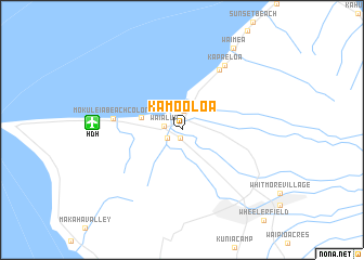 map of Kamooloa