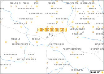 map of Kamorodougou