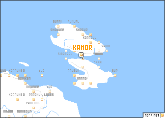 map of Kamor