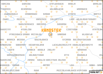map of Kamostek