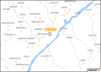 map of Kamou