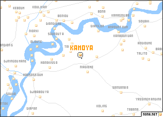 map of Kamoya