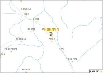 map of Kamoyo