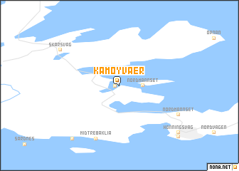 map of Kamøyvær