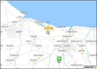 map of Kamo