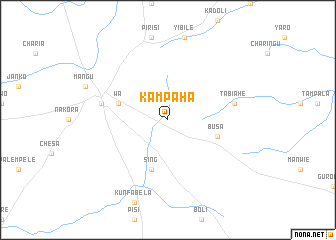 map of Kampaha