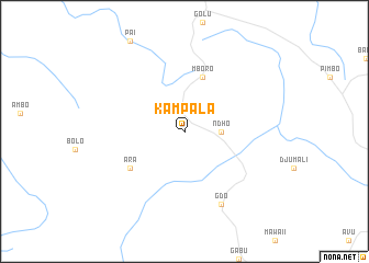 map of Kampala