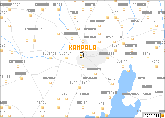 map of Kampala