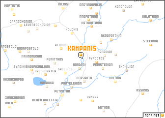 map of Kampánis