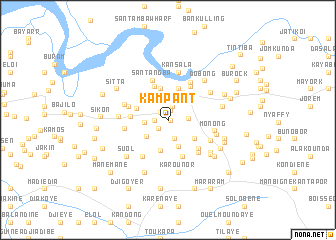 map of Kampant