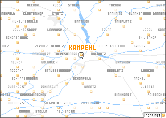 map of Kampehl