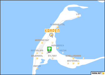 map of Kampen