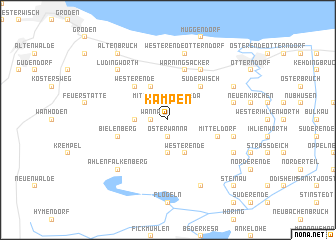 map of Kampen