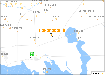 map of Kamp-e Pāplīn