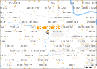 map of Kamper Berg